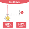 Spring Festival Decorations Sets HJEW-FH0001-51-3