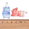 Luminous Transparent Resin Cabochons X-CRES-L045-17-5