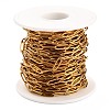 Ion Plating(IP) 304 Stainless Steel Paperclip Chains CHS-O010-03G-2