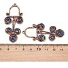 Tibetan Style Alloy Big Pendants AL-CBA606A-06-3