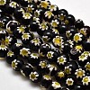 Round Millefiori Glass Beads Strands X-LK-P002-08-1