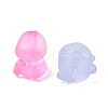 Frosted Transparent Acrylic Beads FACR-C001-01A-2