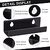 12 Sets 2 Colors Acrylic Vinyl Record Wall Holder AJEW-FG0003-21-4