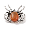 Natural Red Agate Brooches G-A224-01AS-15-1