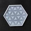 DIY Life of Flower Textured Cup Mat Silicone Molds SIMO-H009-05G-4