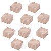 Unfinished Grooved Wooden Block FIND-WH0199-449A-1