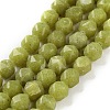 Natural Olive Jade Beads Strands G-NH0021-A17-01-1