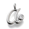 Brass Micro Pave Cubic Zirconia Pendants KK-B132-12P-A-1
