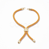 Nylon Twisted Cord Bracelet Making MAK-T003-13G-3