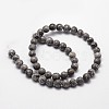 Natural Map Stone/Picasso Stone/Picasso Jasper Bead Strands X-G-D840-60-8mm-2