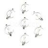 100Pcs Tibetan Style Alloy Pendants TIBE-YW0001-93-2