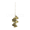 Iron Witch Bells Protection for Door Knob Hanger HJEW-JM00917-2