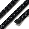 10M 8-Ply PU Leather Braided Cord WL-WH0014-01A-2