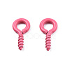 Spray Painted Iron Screw Eye Pin Peg Bails IFIN-N010-002B-11-3