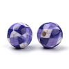 Opaque Printed Acrylic Beads MACR-S271-10mm-07-2