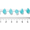 Dyed Natural Amazonite Beads Strands G-Q167-A11-02-4