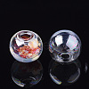 Round Handmade One Hole Blown Glass Globe Ball Bottles X-BLOW-R002-20mm-AB-2