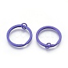 Spray Painted Iron Split Key Rings IFIN-L038-15-FF-1