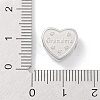 Mother's Day Tarnish Resistant 304 Stainless Steel European Beads STAS-K286-04J-P-3