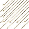24Pcs Iron Cable Chains Necklace Making MAK-BM0001-09B-1