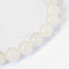 Natural White Jade Round Bead Strands X-G-E334-8mm-13-2