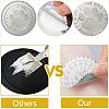 34 Sheets Silver Foil Embossed PET Picture Sticker DIY-WH0528-013-3