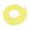 Transparent Glass Beads Strands GLAA-H021-03-23-2