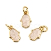 Brass Enamel Charms KK-I360-052G-1