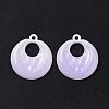 Gradient Spray Painted Alloy Pendants FIND-E026-01-3