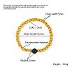 304 Stainless Steel Round Beaded Bracelets for Women JZ6753-1-2