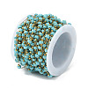Ion Plating(IP) 304 Stainless Steel Chains AJEW-Q150-08G-04-3
