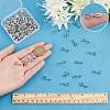 120Pcs Brass Ice Pick Pinch Bails FIND-SC0003-01P-3