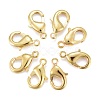 Brass Lobster Claw Clasps KK-902-G-NF-1