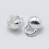 925 Sterling Silver Bead Tips Knot Covers STER-K171-48S-1