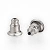 Tarnish Resistant 304 Stainless Steel Ear Nuts Findings STAS-R071-29-2