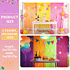 3Pcs 3 Colors Plastic Foil Fringe Curtains DIY-ME0003-73A-2