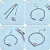 12Pcs 2 Styles 304 Stainless Steel Chain Bracelet Making AJEW-BM00003-6