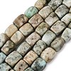 Natural Chrysocolla and Lapis Lazuli Beads Strands G-D098-D12-2