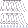 20Pcs 316 Surgical Stainless Steel Earring Hooks STAS-BBC0008-56-7
