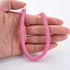 Handmade Polymer Clay Beads Strands CLAY-R089-6mm-051-5