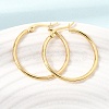 201 Stainless Steel Hoop Earrings SA-CBA4A0D-16G-E-1