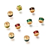 Brass Enamel Beads KK-G605-03G-1