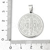 304 Stainless Steel Pendants STAS-A053-24B-P-3