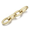 Opaque Spray Painted Acrylic Linking Rings OACR-S021-21A-B01-3