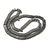 Electroplated Non-magnetic Synthetic Hematite Beads Strands G-C106-B02-14A-2