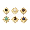 Natural Mixed Stone Pendants STAS-F312-12G-1