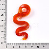 Handmade Gold Sand Lampwork Big Pendants LAMP-T023-11-4