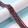 Natural Garnet Beads Strands X-G-P457-B01-22-A-4