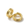 Brass Split Rings KK-O143-25G-2
