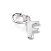 925 Sterling Silver Letter Charms LS-STER-C012-01S-F-1